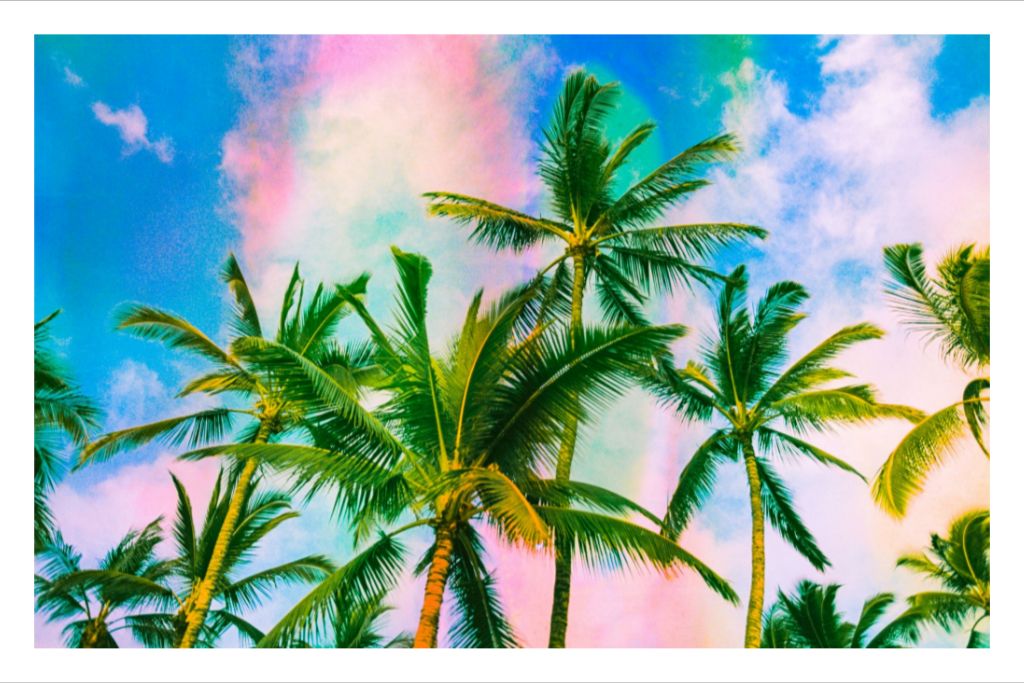 Psychedelic Palms I